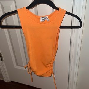 Princess Polly orange cropped tank